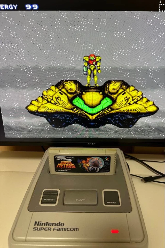SFC Super Metroid Super Famicom Japanese Edition Nintendo Game Japan Used - Image 4 of 4