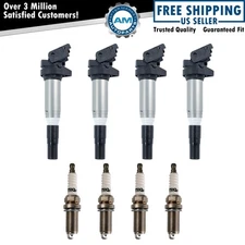 Ignition Coil & Iridium Spark Plug Kit Set for BMW 328i X3 3.0L New