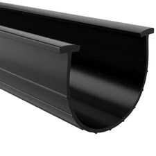 Garage Door Bottom Weather Seal T-Ends 20' Long Black Strip with T-Ends Size ...