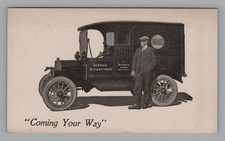 1920s Walden Worcester Wrenches Tool Advertising Postal Card Ford Model T Truck