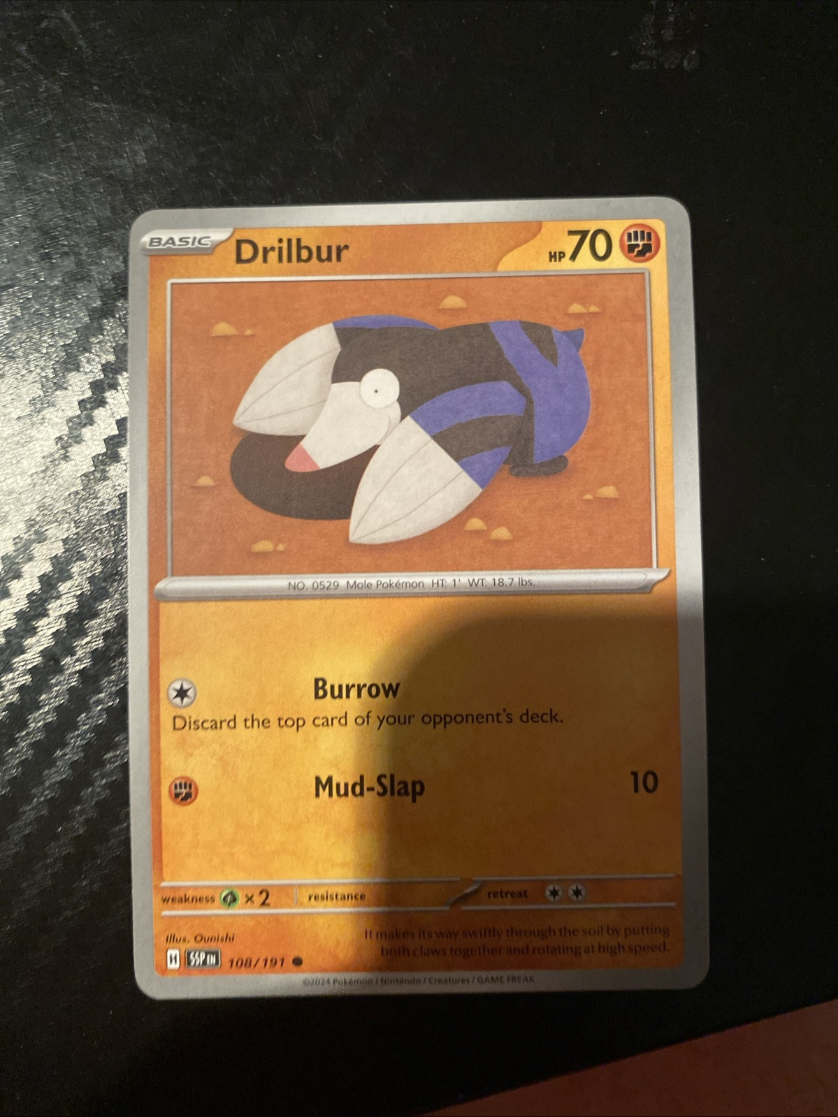 Drilbur 55/108 Dark Explorers Regular