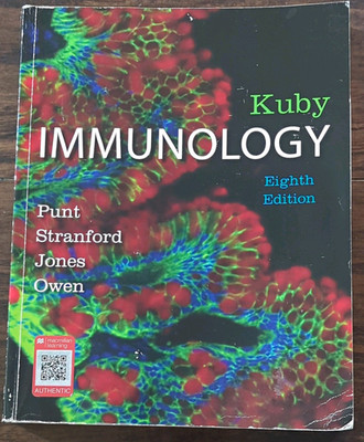 W. H. Freeman Kuby Immunology 8th Edition Paperback Textbook Punt Stranford