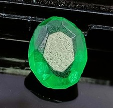 7.45 Ct IGL Certified Oval Cut Natural Green Emerald Loose Gemstone 5ASU