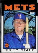 Rusty Staub 1986 Topps #570 New York Mets