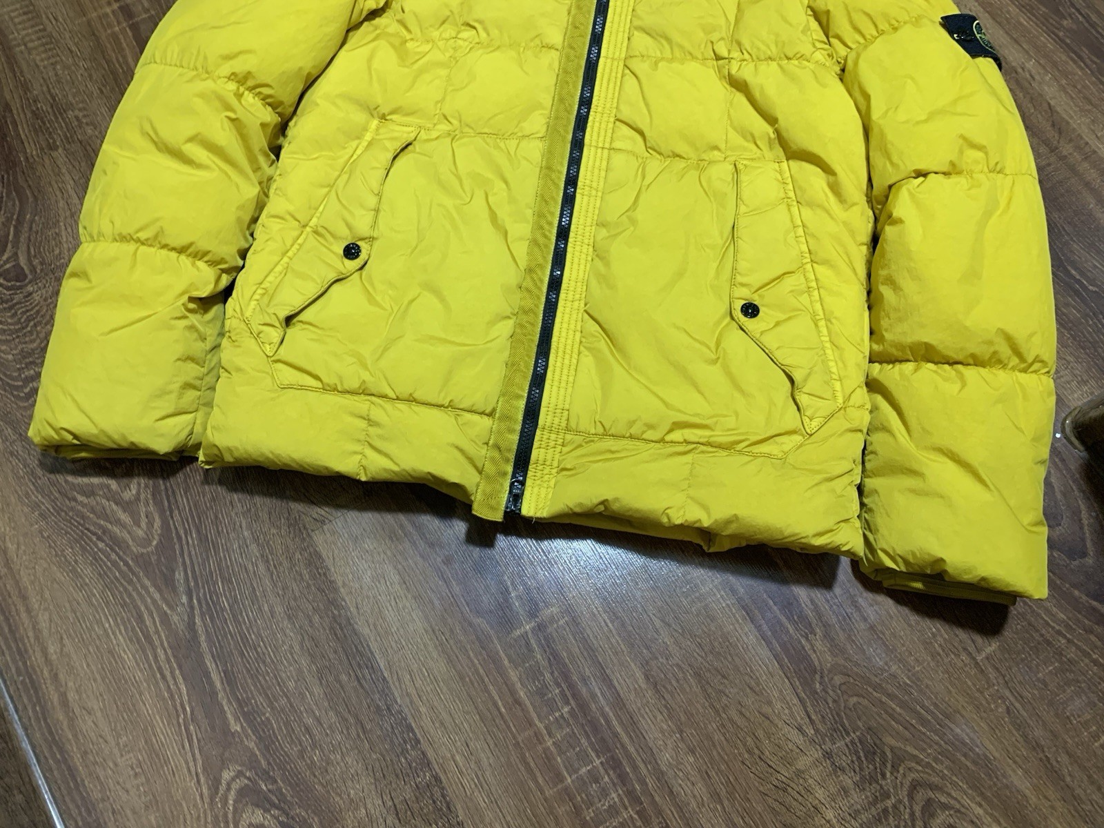 Stone Island Garment Dyed Crinkle Reps Down Jacket Size L-M image 4