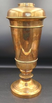 Beeindruckende und schwere Qualität viktorianischer Messing Hinks & Sons Öllampenfuß 2682