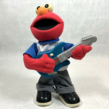 2007 Rockin' Guitar Elmo Fisher Price Talking Singing Plush FLAWED