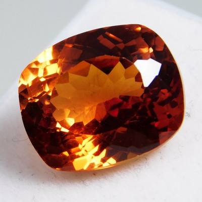 Certified 11.00 Ct Natural Orange Spinel Cushion Cut Untreated Loose Gemstone