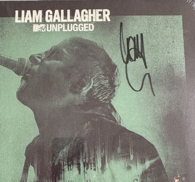 LIAM GALLAGHER SIGNED HULL MTV EXCLUSIVE SOLD OUT OASIS LIMITED EDITION VINYL