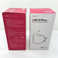 2 Boxes Honeywell H910 Plus N95 Particulate Respirator 50/Box (100 ct total)