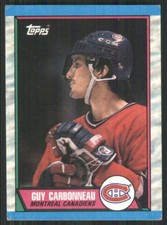 1989-90 Topps #53 Guy Carbonneau Montreal Canadiens 15235