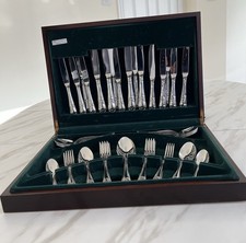 NEW Guy Degrenne Louis XV 'Inox Massif 18/10' 60 Piece Canteen of Cutlery