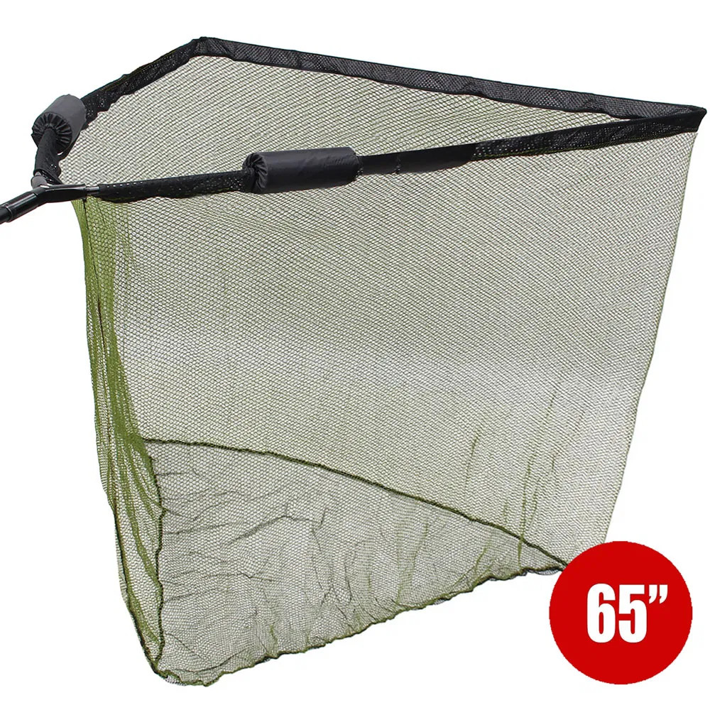 NGT 65"" Specimen Catfish Net Carp Fishing Landing Net With Floats V Block & Case