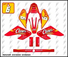 Razor MX500 MX650 graphics kit decals  THICK AND HIGH GLOSS ......