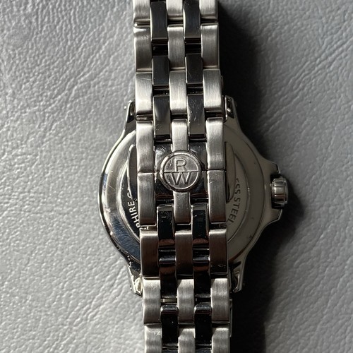 Reloj suizo reparado Raymond Weil Tango 5399 diamante mopa zafiro genuino para dama - Imagen 8 de 11