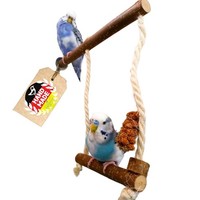Vogelschaukel Vogelstange Sitzstange VogelzubehöR KäFigzubehöR Vogelspielzeug