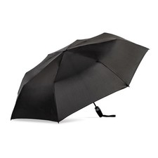 Auto Open Auto Close 43 Inch UPF 50 Sun and Rain Protection Umbrella in Black