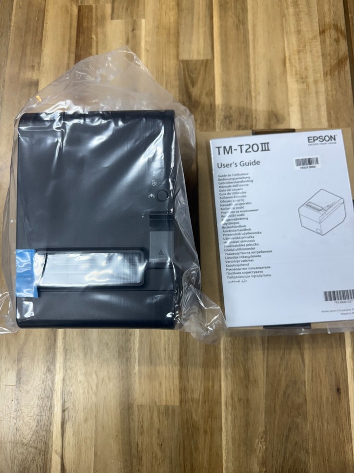 Epson TM-T20iii Thermal POS Printer ETHERNET A-Cutter P/N: C31CH51A9972 ...