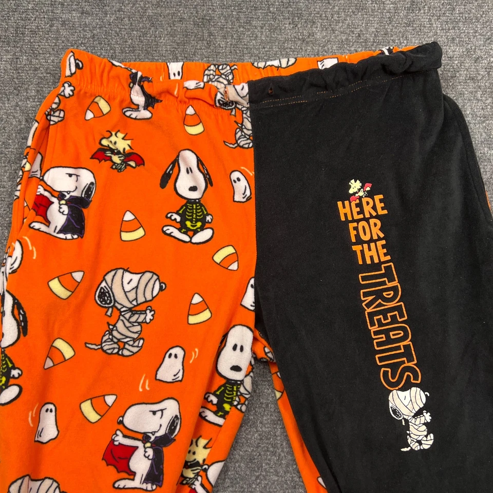 Pantalones para dormir Peanuts Snoopy Here for the Treats Halloween jóvenes medianos 8-10 pijamas Foto 3 de 4