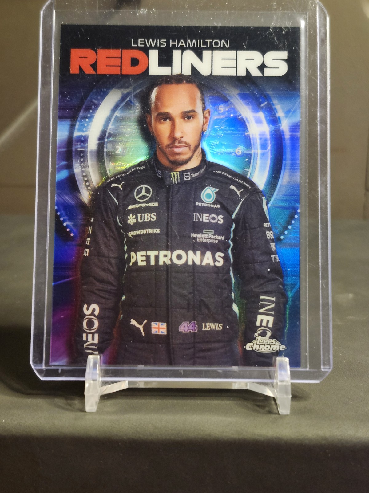 2021 Topps Chrome Formula 1 F1 Redliners Refractor LEWIS HAMILTON #RL-1 Mercedes