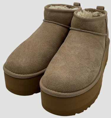 Ugg Classic Ultra Mini Women's Size 7 Sand Platform Boots