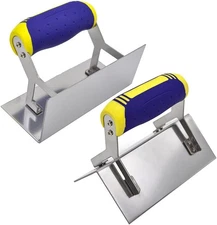 Concrete Tools Set Stainless Steel Corner Trowel 2 PC (Inside & Outside) Drywall