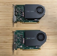 NVIDIA Quadro 2000 1GB GDDR5 Graphics Card PCI Express 2.0 x16 LOT OF 2