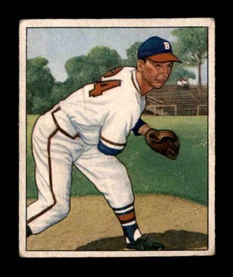 1950 Bowman #57 Vern Bickford   G/VG X3463245