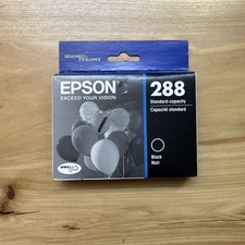 EPSON 288 Black Ink Cartridge Sealed Exp. 05/27 Genuine Original