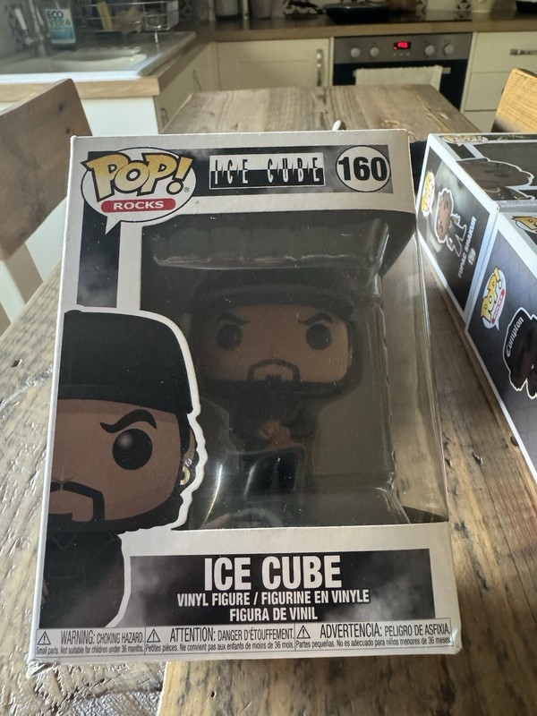 Funko Pop Rocks Ice Cube Vinyl Figure #160 Westcoast Rap Hip Hop New In Box Rare
