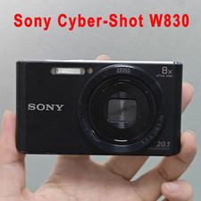 Sony DSC-W830 Cyber-Shot 20.1MP 8x zoom Digital Camera English With Charger Card