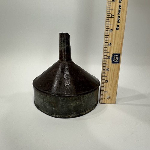 Vintage Trichter aus verzinktem Metall 6 Zoll