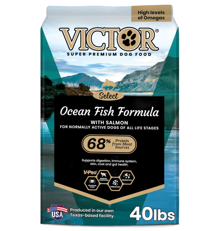 - Ocean Fish Formula With Salmon 40lb. Free Shipping