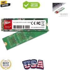 Silicon Power 128GB A55 M.2 SSD SLC Cache For Speed Boost SATA III Internal S...