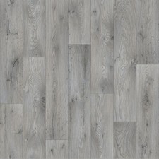 Mid Grey Wood Effect Vinyl Lino Flooring Sheet Roll – Cameo 969M Plank