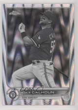 2022 Topps Chrome Sonic Black & White RayWave Refractor Kole Calhoun #17 0t25