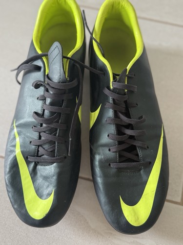 Nike Mercurial Soccer Cleats Black Volt FG Mens Size 11 Football Boots