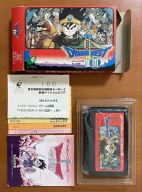 Dragon Quest I II III IV Famicom Japan CIB Enix Nintendo DQ Boxed Set Tested JP