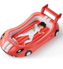 Blow up Inflatable Toddler Travel Bed with Sides, Toddler Air Mattress for Ca...