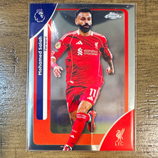 Topps 2025-26 Chrome Premier League Mohamed Salah Liverpool Base Set #118