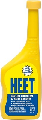 HEET Gas-Line Antifreeze & Water Remover 12 fl oz (28201) Prevents Freezing