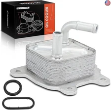 A-Premium Engine Oil Cooler Compatible with Nissan Murano 2016, Pathfinder