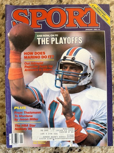 Sport Magazine January 1985 Dan Marino Miami Dolphins - Picture 1 of 2