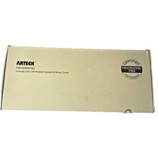 Arteck HW192MW162 Wireless Keyboard Mouse Combo Full Size USB Receiver