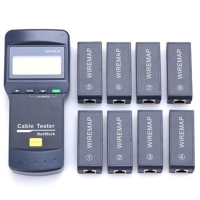NF8108-M Digital Network Cable Length Tester Network Cable Tester 8 Meter Len...