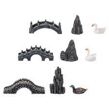  Miniature Decoration Figurines Goose Decorations Garden Accessories