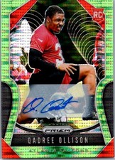 Qadree Ollison 2019 Panini Prizm Autograph/Signed/Auto #375 Falcons Rookie Card