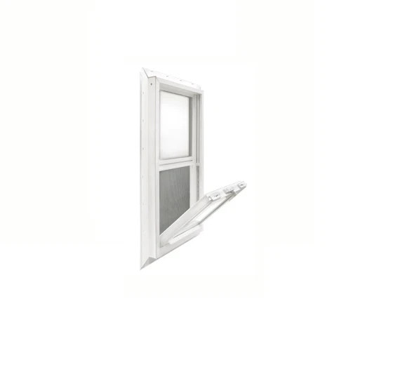 Kinro 24" x 27" White Vinyl Vertical Sliding RV Mobile Home Replacement Window.