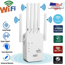 Wifi home Extender Internet Booster Network high Router Wireless Signal Repeater