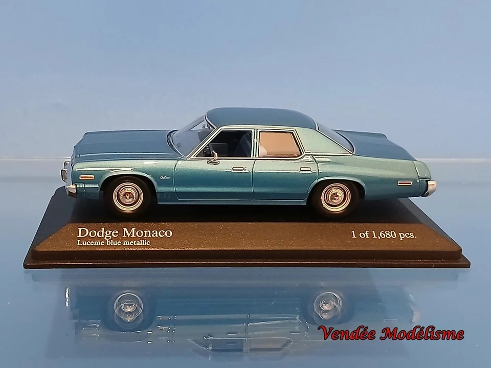 Voiture de collection - Dodge Monaco 1974, Minichamps 1/43 - Photo 2/4